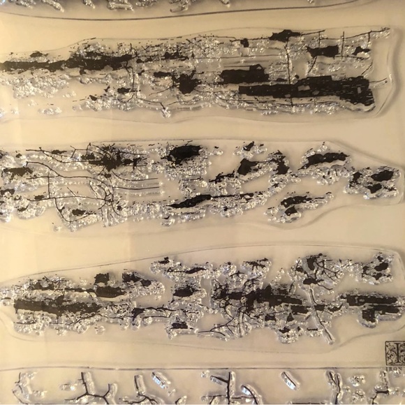 Iron Orchid Designs Vintage Textures Stamp New with Tags - Picture 4 of 4